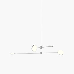 Motion | S 23—04 - Silver Anodised | Suspended lights | Empty State