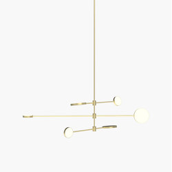 Motion | S 23—07 - Brushed Brass | Lampade sospensione | Empty State