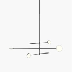 Motion | S 23—07 - Black Anodised | Suspended lights | Empty State