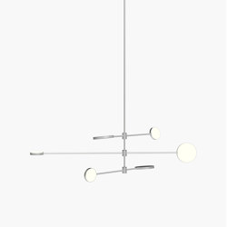 Motion | S 23—07 - Silver Anodised | Suspended lights | Empty State