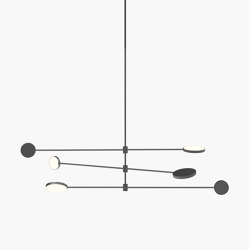 Motion | S 23—09 - Black Anodised | Suspended lights | Empty State