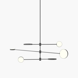 Motion | S 23—10 - Black Anodised | Suspended lights | Empty State