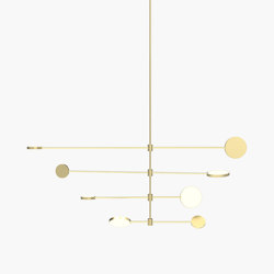 Motion | S 23—11 - Brushed Brass | Lampade sospensione | Empty State