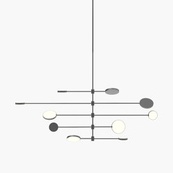 Motion | S 23—12 - Black Anodised | Suspended lights | Empty State