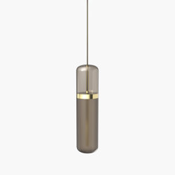 Pill | S 36—01 - Polished Brass - Smoked | Suspended lights | Empty State