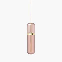 Pill | S 36—01 - Polished Brass - Pink | Lámparas de suspensión | Empty State