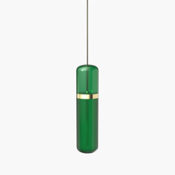 Pill | S 36—01 - Polished Brass - Green | Lámparas de suspensión | Empty State