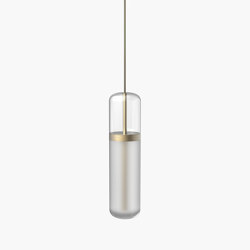 Pill | S 36—01 - Burnished Brass - Opal | Lampade sospensione | Empty State