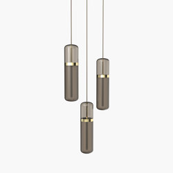 Pill | S 36—02 - Polished Brass - Smoked | Pendelleuchten | Empty State