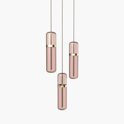 Pill | S 36—02 - Polished Brass - Pink | Suspended lights | Empty State