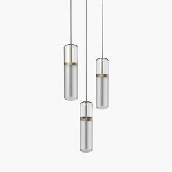 Pill | S 36—02 - Burnished Brass - Opal | Lampade sospensione | Empty State