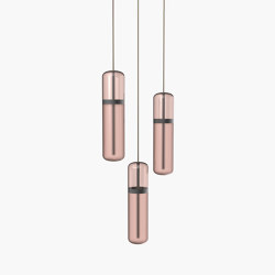Pill | S 36—02 - Black Anodised - Pink | Suspended lights | Empty State