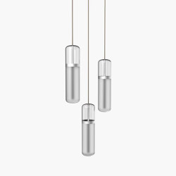 Pill | S 36—02 - Silver Anodised - Opal | Suspended lights | Empty State