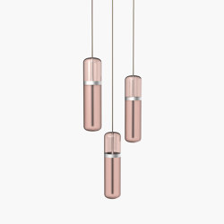 Pill | S 36—02 - Silver Anodised - Pink | Suspended lights | Empty State