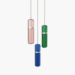Pill | S 36—02 - Silver Anodised - Pink / Blue / Green | Lámparas de suspensión | Empty State