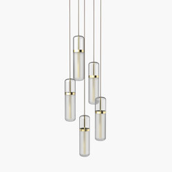 Pill | S 36—03 - Polished Brass - Opal | Suspensions | Empty State