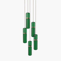 Pill | S 36—03 - Burnished Brass - Green | Suspensions | Empty State