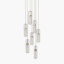 Pill S | 36—04 - Polished Brass - Opal | Suspensions | Empty State
