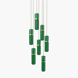 Pill S | 36—04 - Polished Brass - Green | Suspensions | Empty State