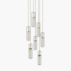 Pill S | 36—04 - Brushed Brass - Opal | Suspensions | Empty State