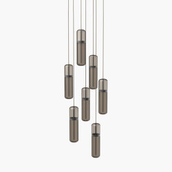 Pill S | 36—04 - Black Anodised - Smoked | Suspended lights | Empty State