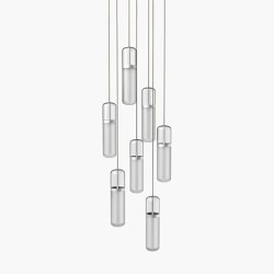 Pill S | 36—04 - Silver Anodised - Opal | Lampade sospensione | Empty State