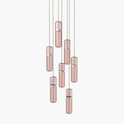 Pill S | 36—04 - Silver Anodised - Pink | Suspended lights | Empty State