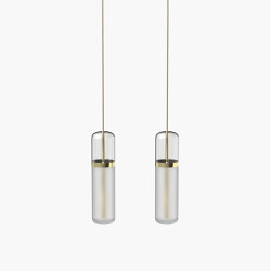 Pill S | 36—05 - Polished Brass - Opal | Lampade sospensione | Empty State