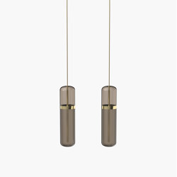 Pill S | 36—05 - Polished Brass - Smoked | Pendelleuchten | Empty State