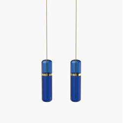 Pill S | 36—05 - Polished Brass - Blue | Suspensions | Empty State