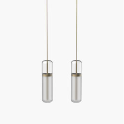 Pill S | 36—05 - Burnished Brass - Opal | Lampade sospensione | Empty State