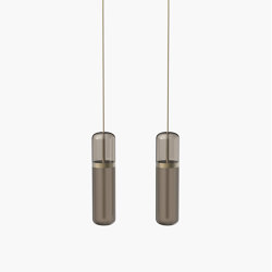 Pill S | 36—05 - Burnished Brass - Smoked | Lampade sospensione | Empty State