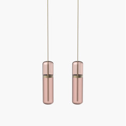 Pill S | 36—05 - Burnished Brass - Pink | Suspensions | Empty State