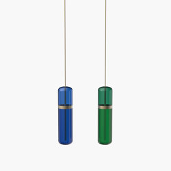 Pill S | 36—05 - Burnished Brass - Blue / Green | Suspensions | Empty State