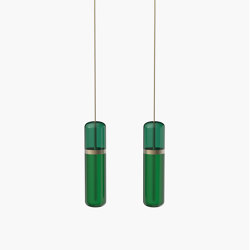 Pill S | 36—05 - Burnished Brass - Green | Suspended lights | Empty State