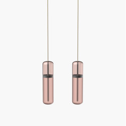 Pill S | 36—05 - Black Anodised - Pink | Suspended lights | Empty State