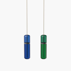 Pill S | 36—05 - Black Anodised - Blue / Green | Suspensions | Empty State