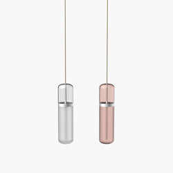 Pill S | 36—05 - Silver Anodised - Opal / Pink | Pendelleuchten | Empty State