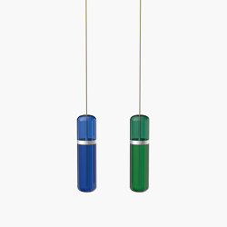Pill S | 36—05 - Silver Anodised - Blue / Green | Suspensions | Empty State