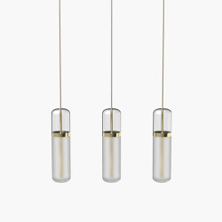 Pill S | 36—06 - Polished Brass - Opal | Suspensions | Empty State
