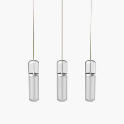 Pill S | 36—06 - Silver Anodised - Opal | Suspended lights | Empty State