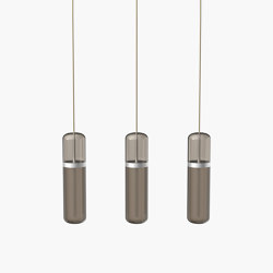 Pill S | 36—06 - Silver Anodised - Smoked | Lampade sospensione | Empty State