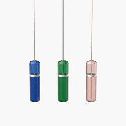 Pill S | 36—06 - Silver Anodised - Blue / Green / Pink | Pendelleuchten | Empty State