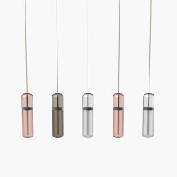 Pill S | 36—07 - Black Anodised - Pink / Smoked / Opal | Suspensions | Empty State
