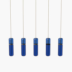 Pill S | 36—07 - Black Anodised - Blue | Suspended lights | Empty State