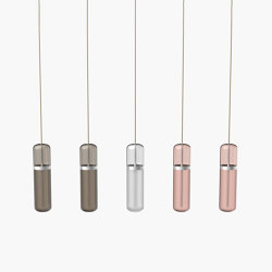 Pill S | 36—07 - Silver Anodised - Smoked / Opal / Pink | Suspensions | Empty State