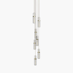 Pill S | 36—08 - Polished Brass - Opal | Lampade sospensione | Empty State