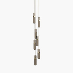 Pill S | 36—08 - Polished Brass - Smoked | Suspended lights | Empty State