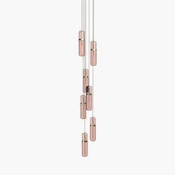 Pill S | 36—08 - Polished Brass - Pink | Suspended lights | Empty State