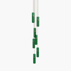 Pill S | 36—08 - Burnished Brass - Green | Suspended lights | Empty State